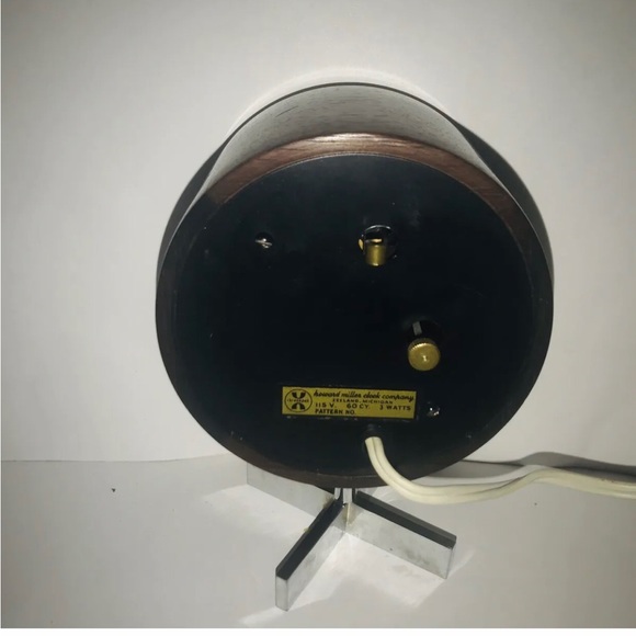 Table Desk Clock Arthur Umanoff for Herman Howard Miller George Nelson Works MCM - Picture 10 of 12